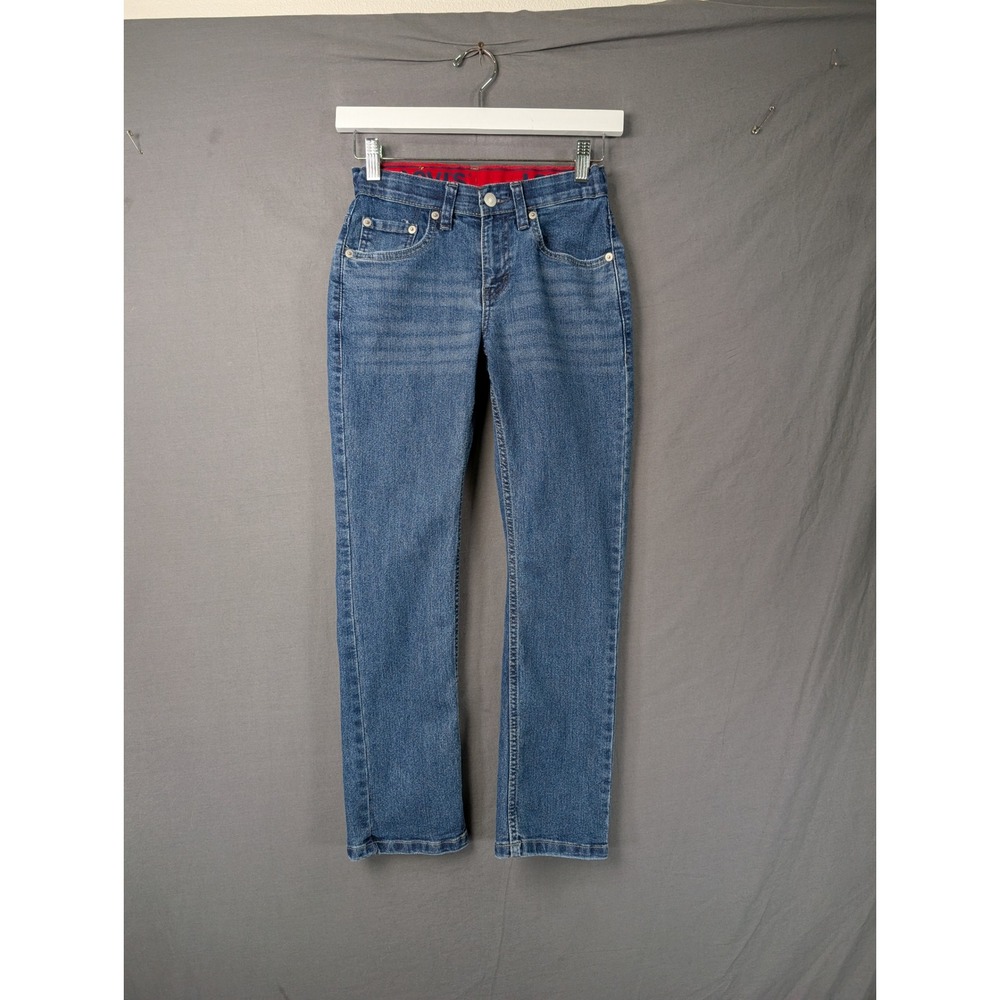 Levis 511 Slim Fit Boys Blue Denim Jeans Size 10 6751